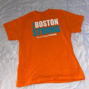 Boston Strong Orange T-shirt
